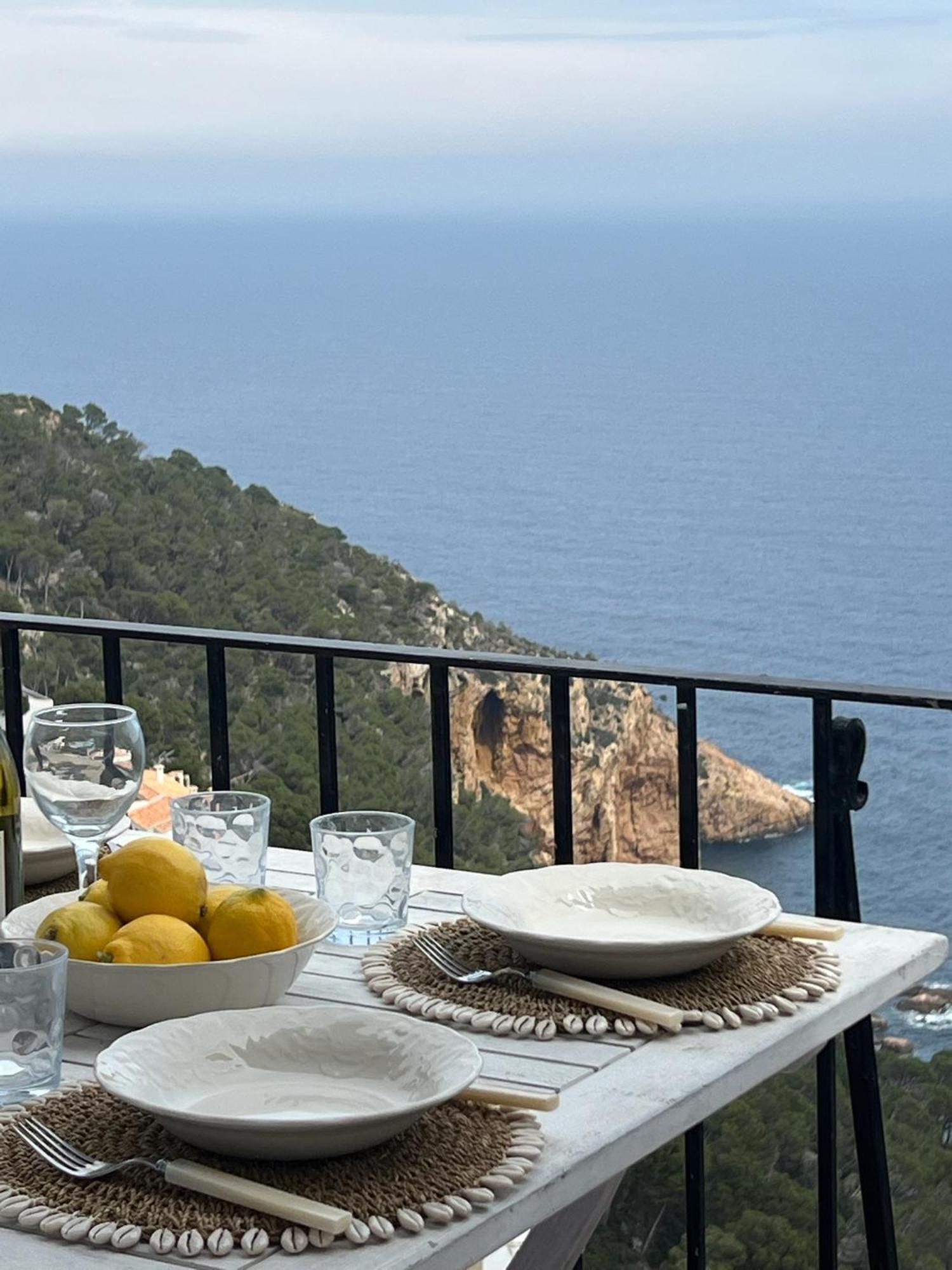Casa Blanca De Begur Con Vistas Al Mar Y Piscina Villa Buitenkant foto